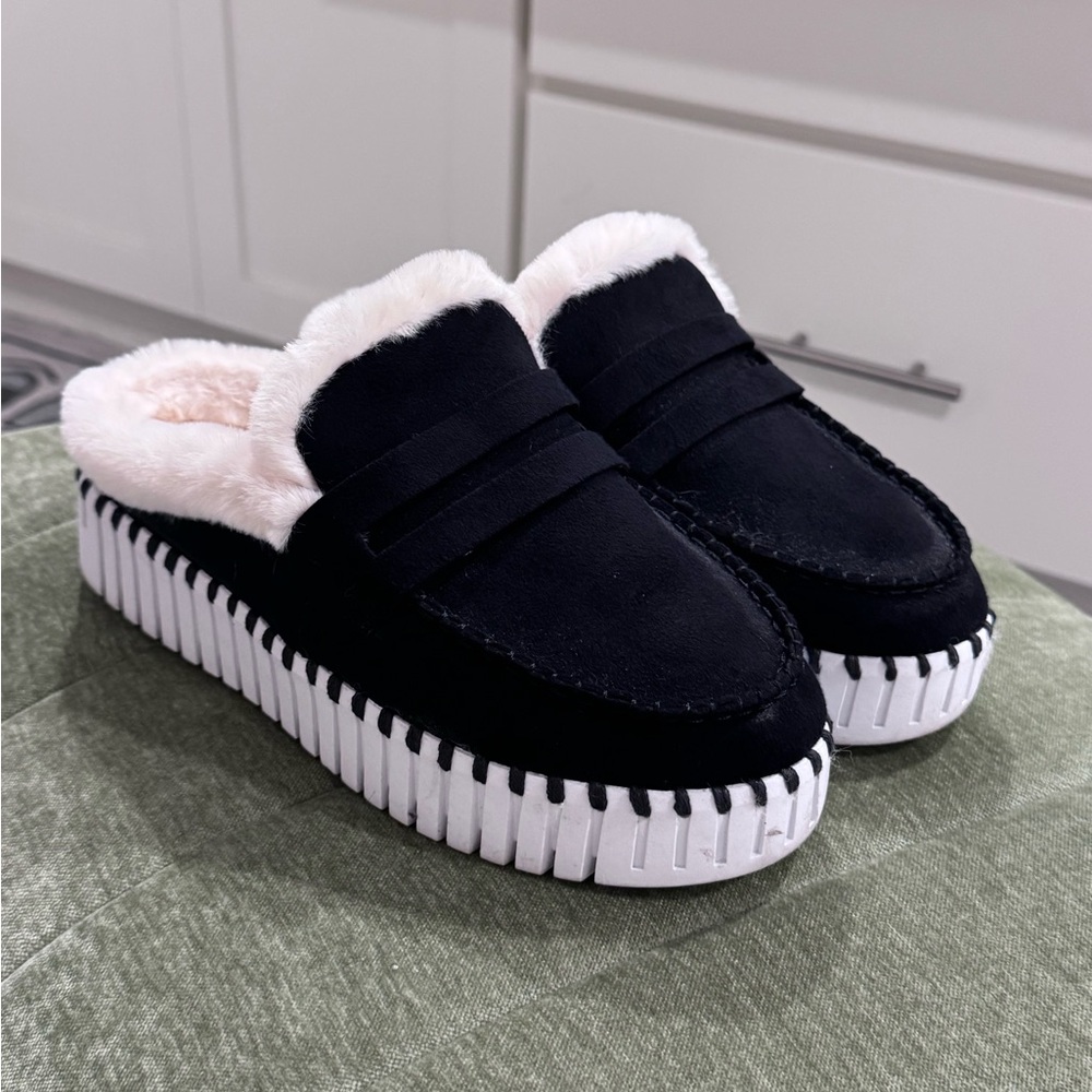 Black Loafer Slipper